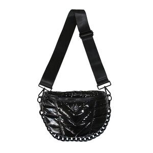 1043 Large Nina Crossbody Bag Nylon Quilted Sling Bag with Adjustable Wide